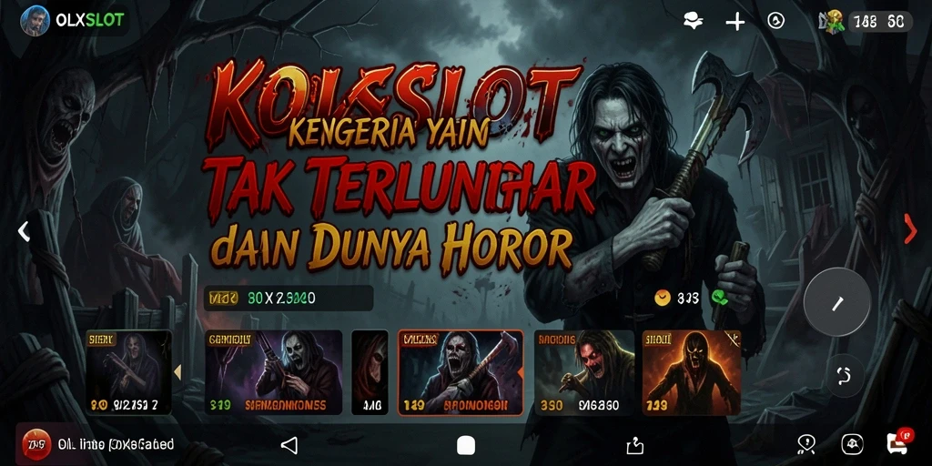 Tampilan gameplay OLXSLOT yang mendebarkan dan menakutkan.