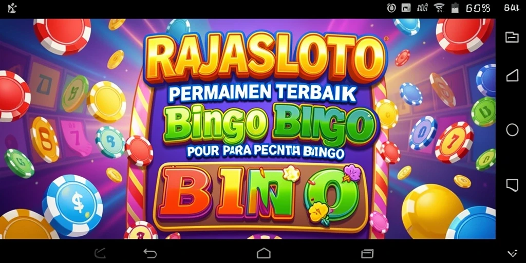 Tampilan gameplay seru dari RAJASLOTO dengan kartu bingo.