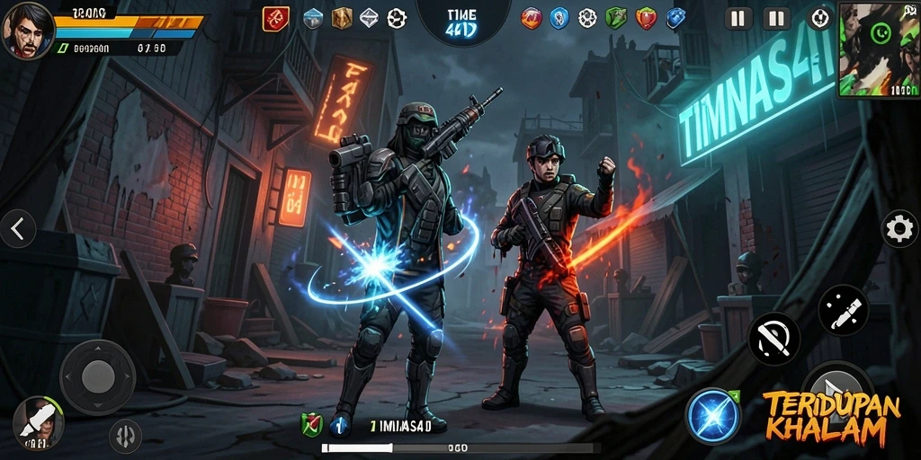 Tampilan gameplay yang menegangkan dalam TIMNAS4D, siap menguji keberanianmu.